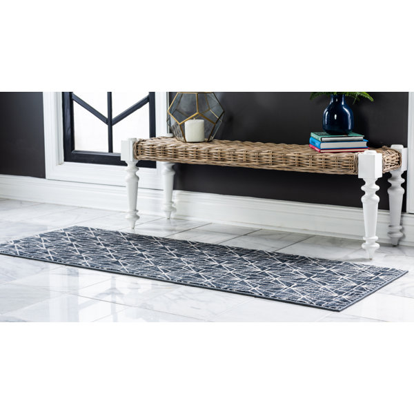 Jill Zarin™ Uptown Geometric Area Rug in Navy Blue & Reviews Wayfair